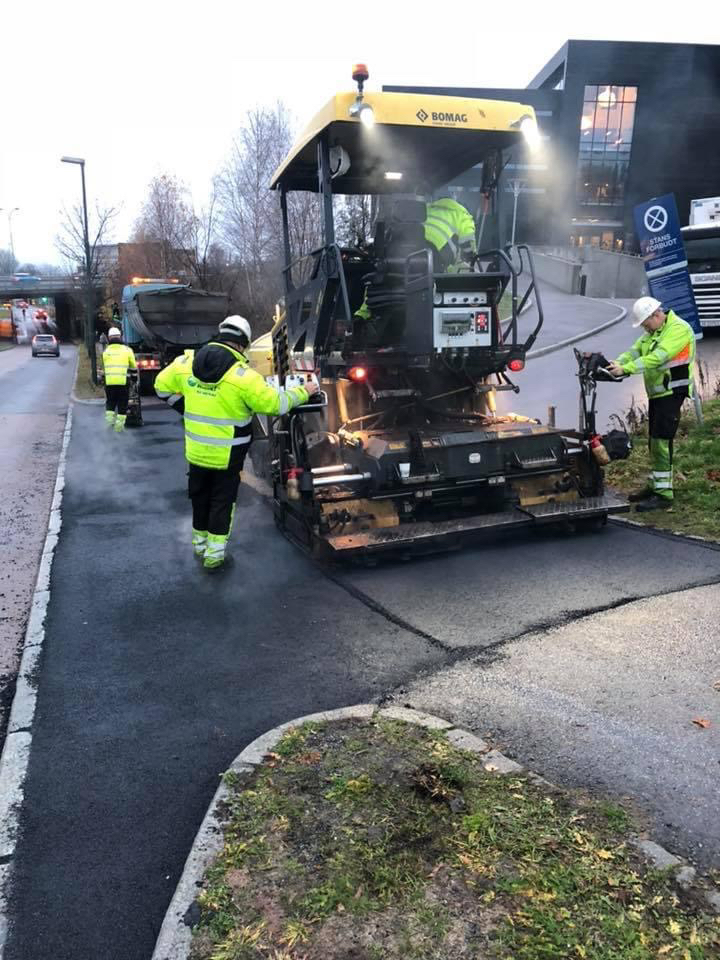 Fjern ugress før du asfalterer