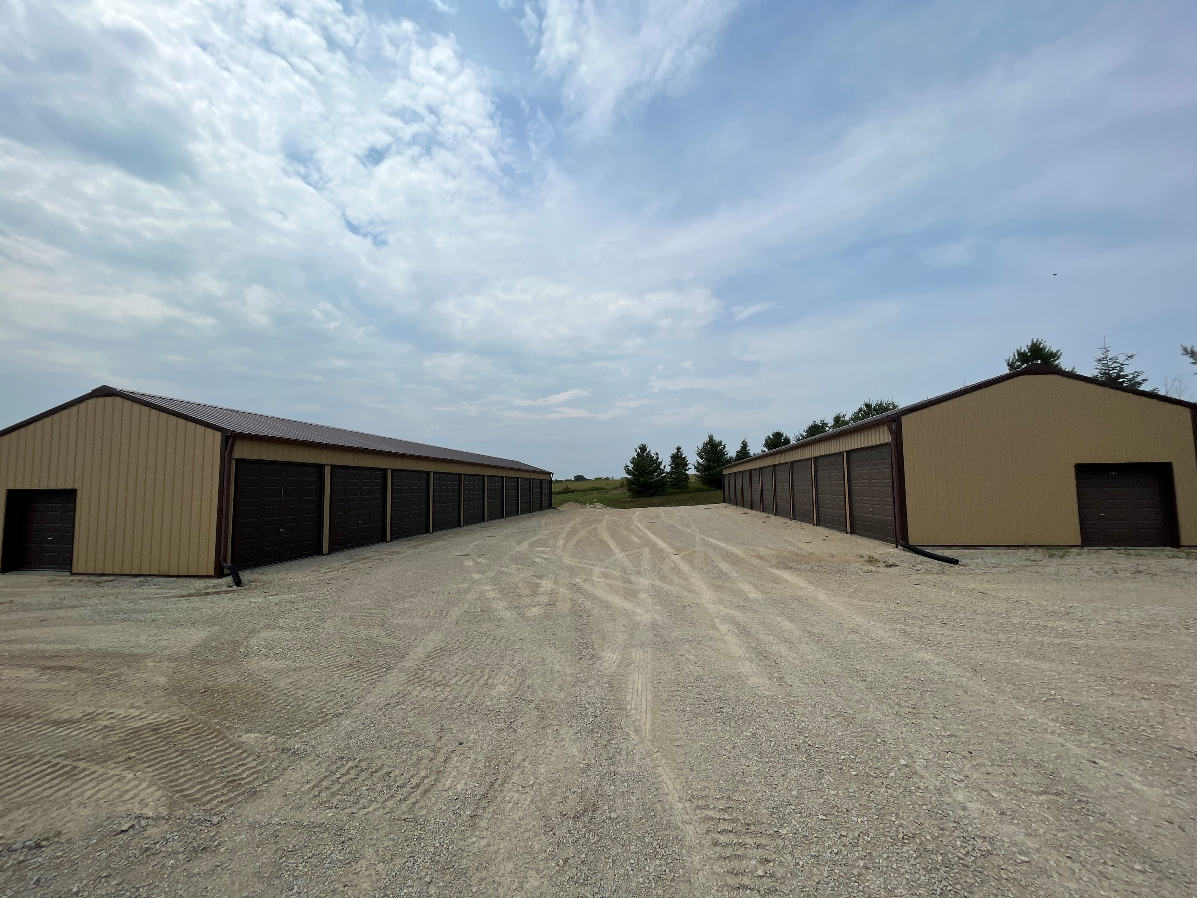 Security camera and access control system at storage facility entrance#1.9