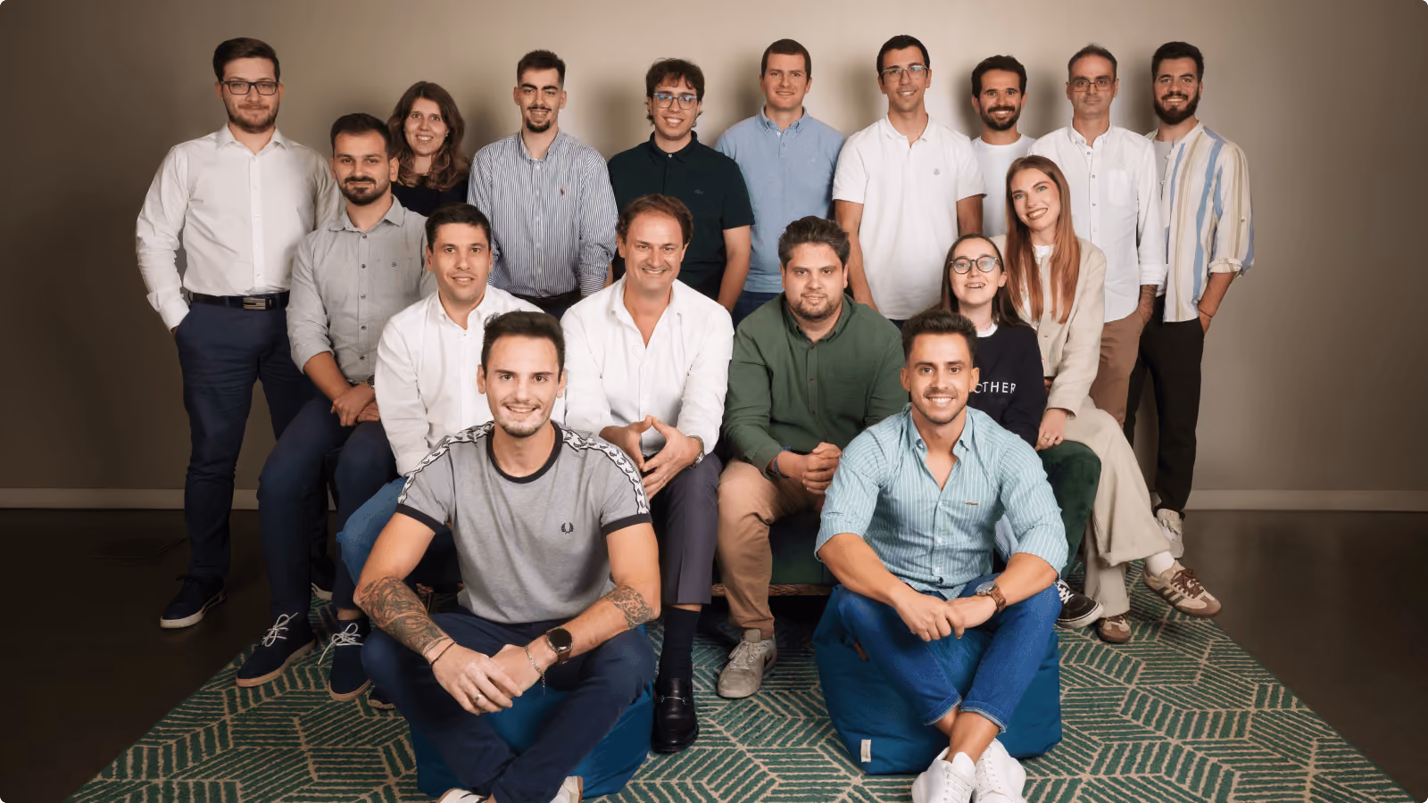Brilean team in a pausing moment at the Viana do Castelo office