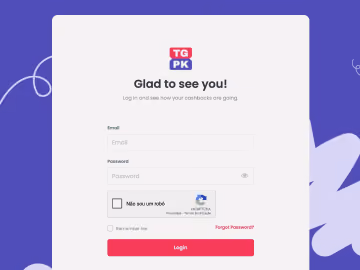 Tagpeak login screen