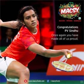 Macsy Advertisement PV Sindhu