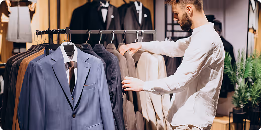 Bespoke men's suits
