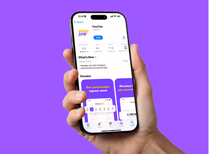 Скриншот мобильного приложения EasyTap 
