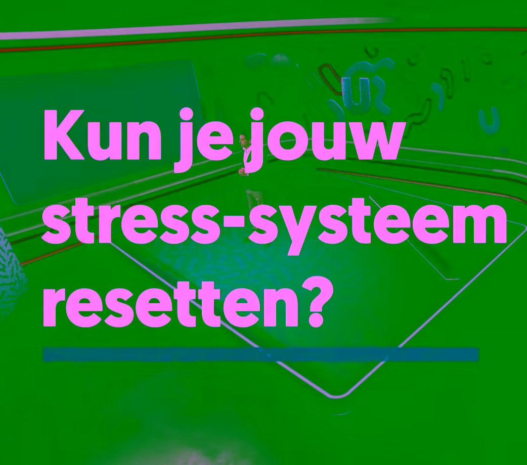 kun je jouw stress-systeem resetten op blauwe achtergrond