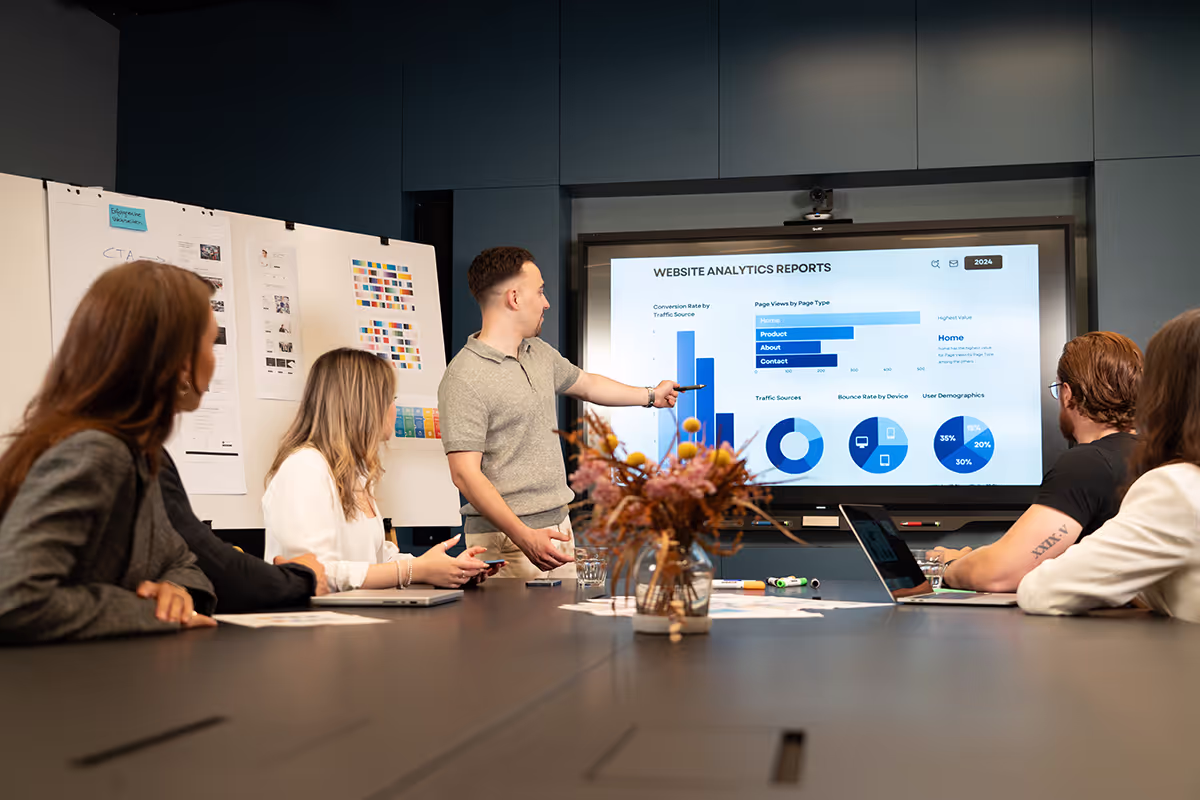 website analytics reports - meeting