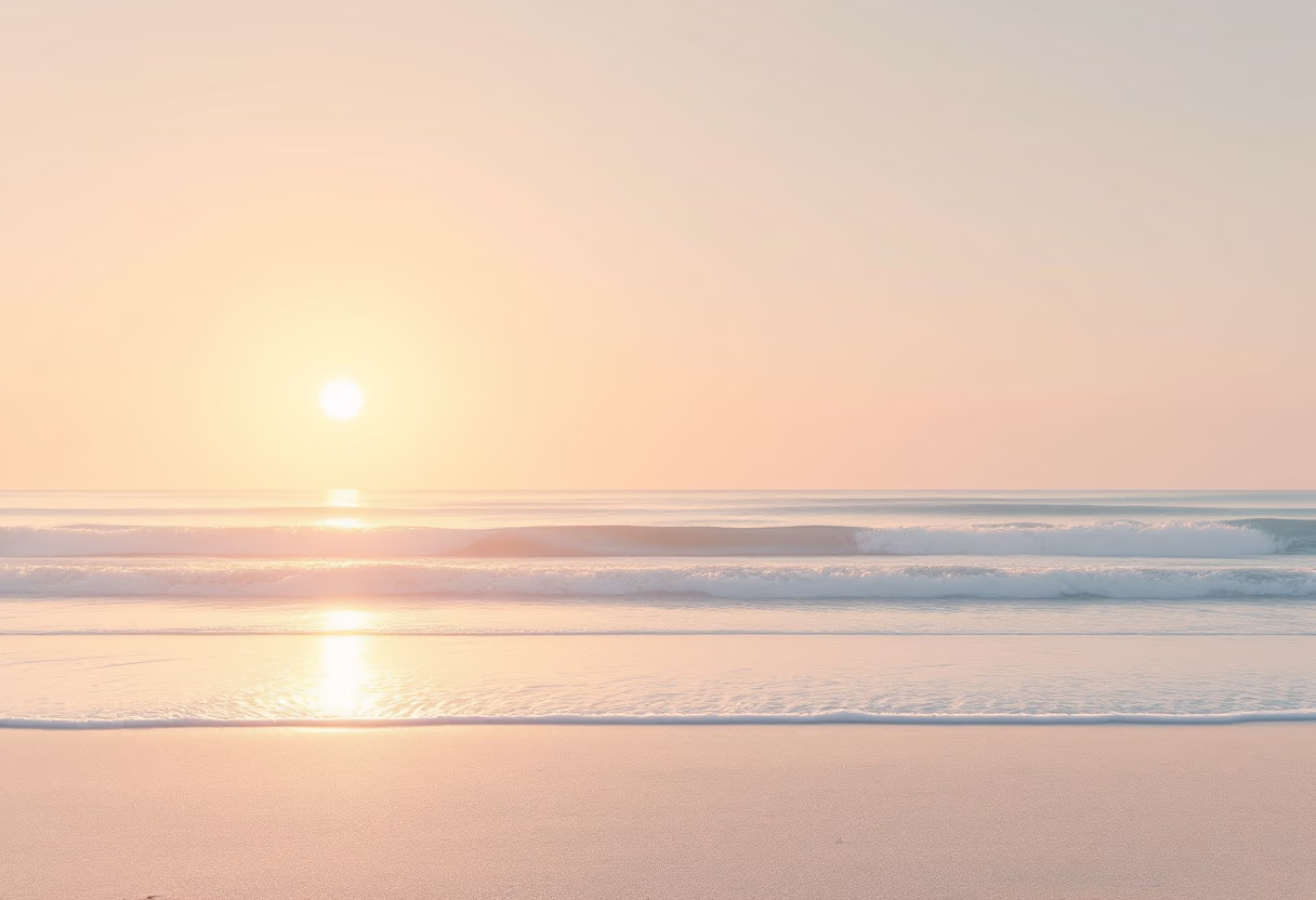 image of beach sunset (for a wedding planning service) [background image]