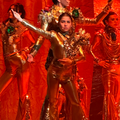 Seraphine Krystek as Yara in 'Aladdin the Musical'.