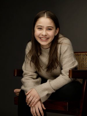 Seraphine Krystek half body head shot