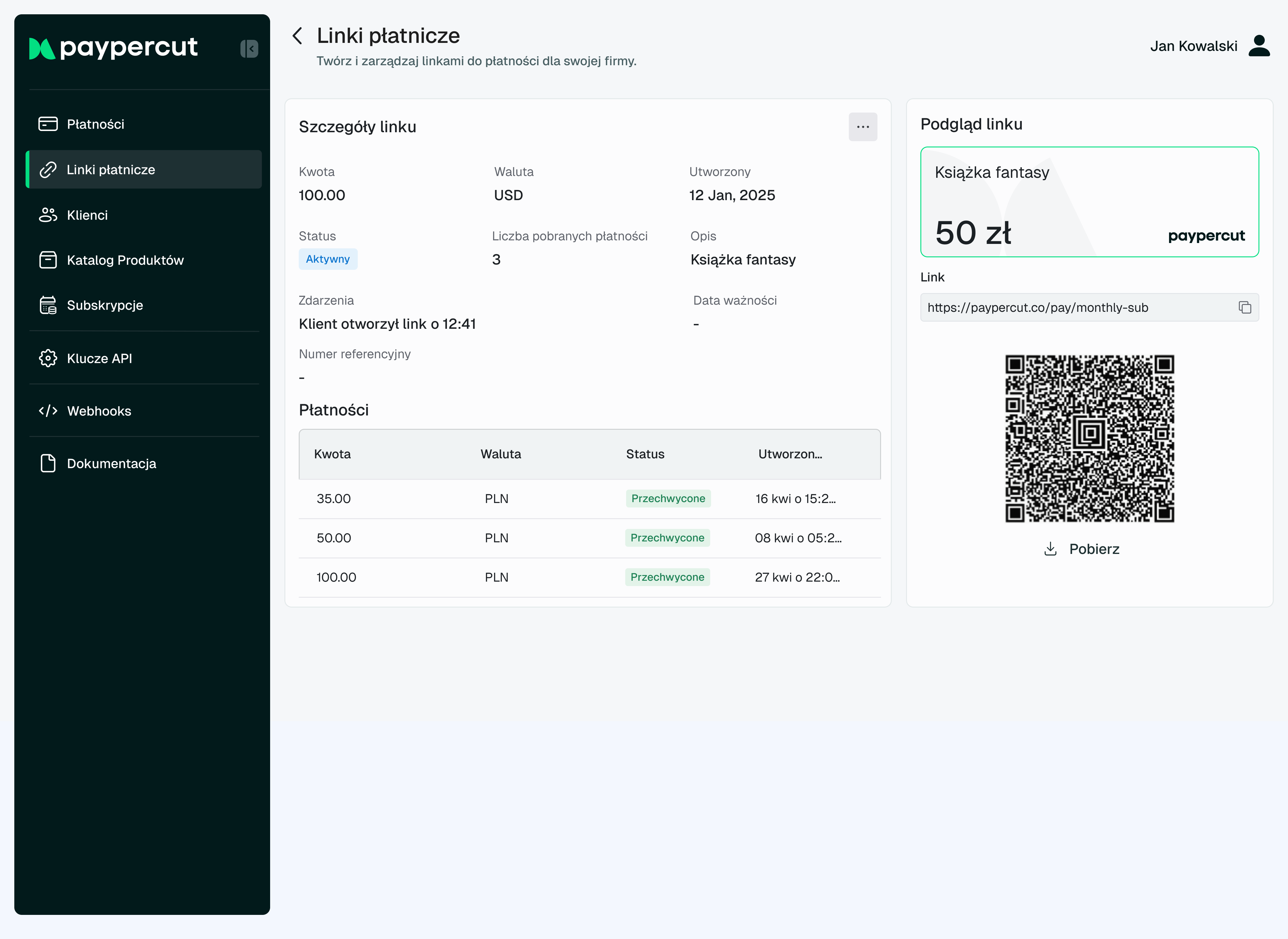 EN Payment links