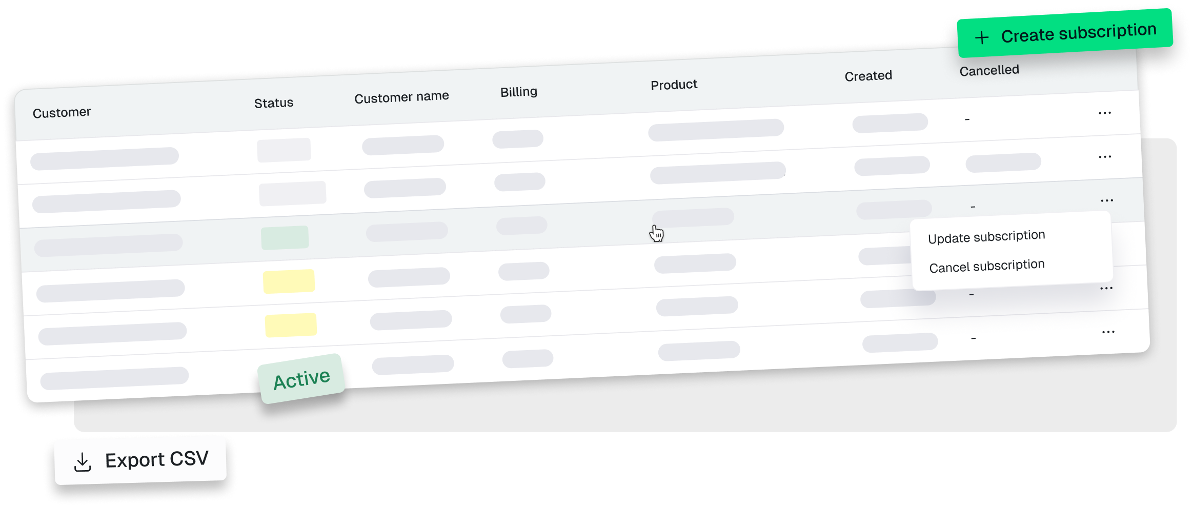 EN Subscription billing