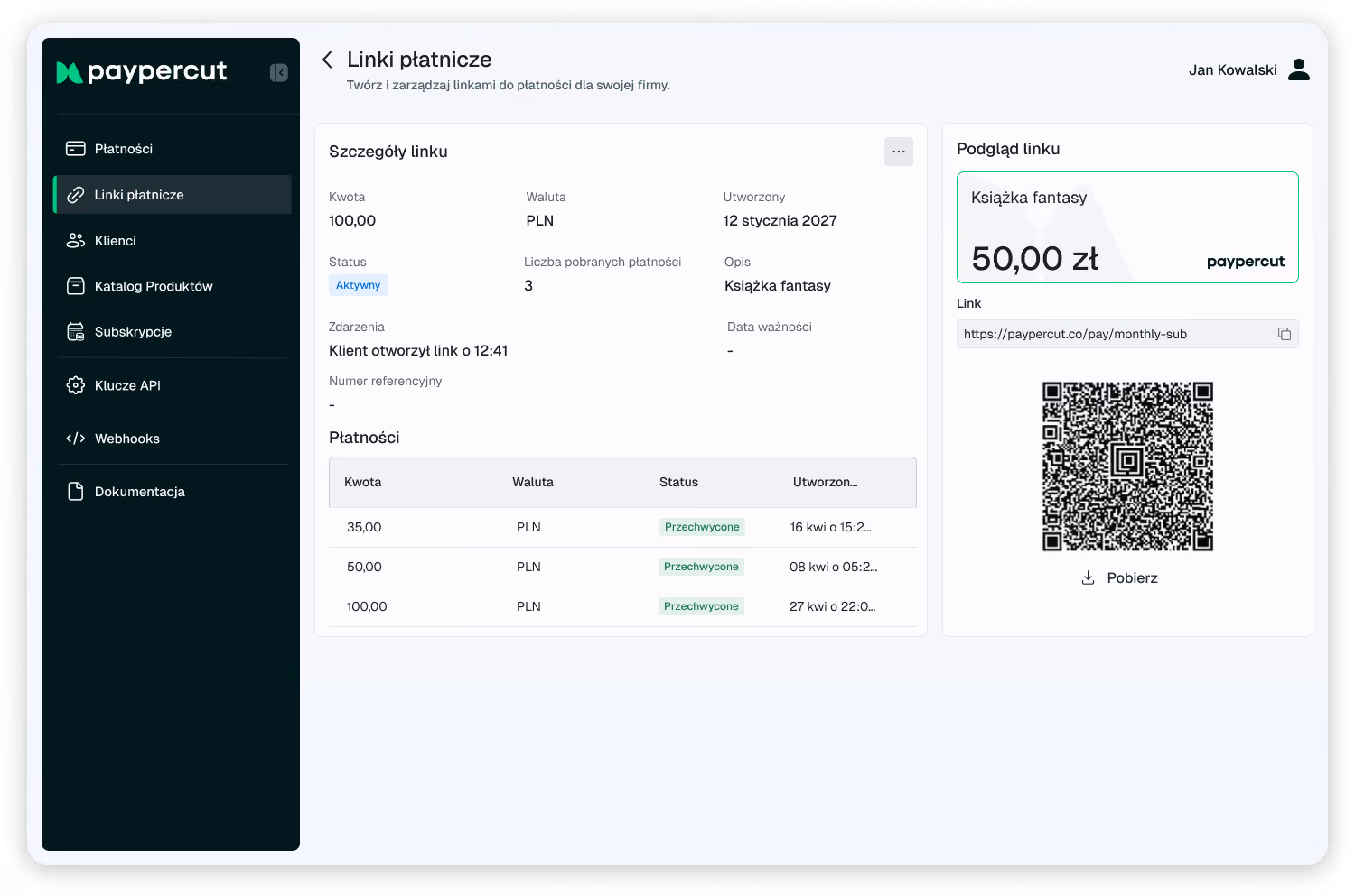 EN Payment links