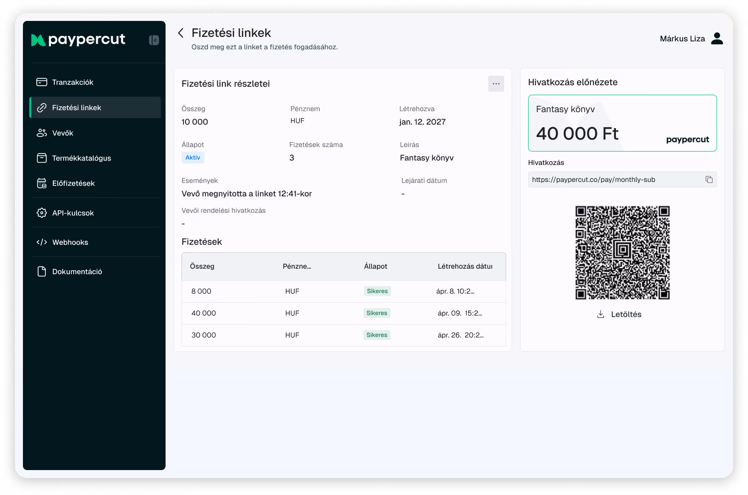 EN Payment links