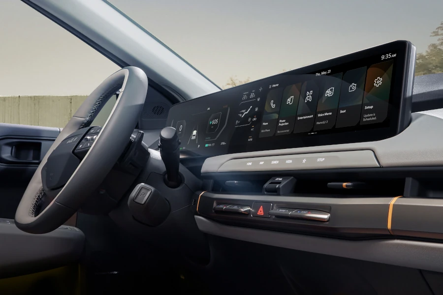 Dual 12.3-inch panoramic display