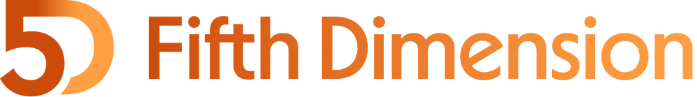 A logo of fifth dimension