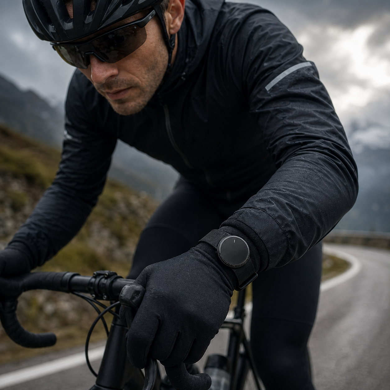 Cyclist wearing Arc Band