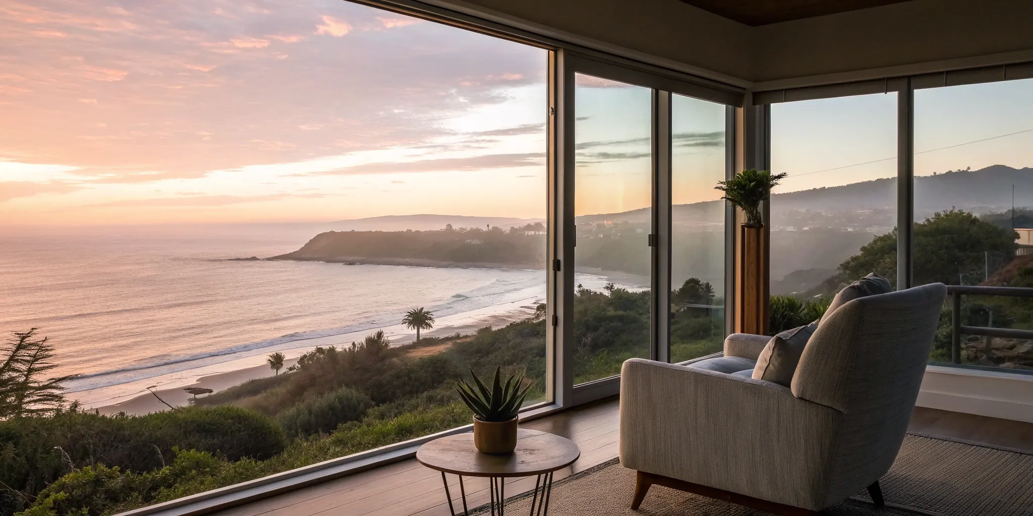 View from a California rental property subject to 2025 tenant screening laws.