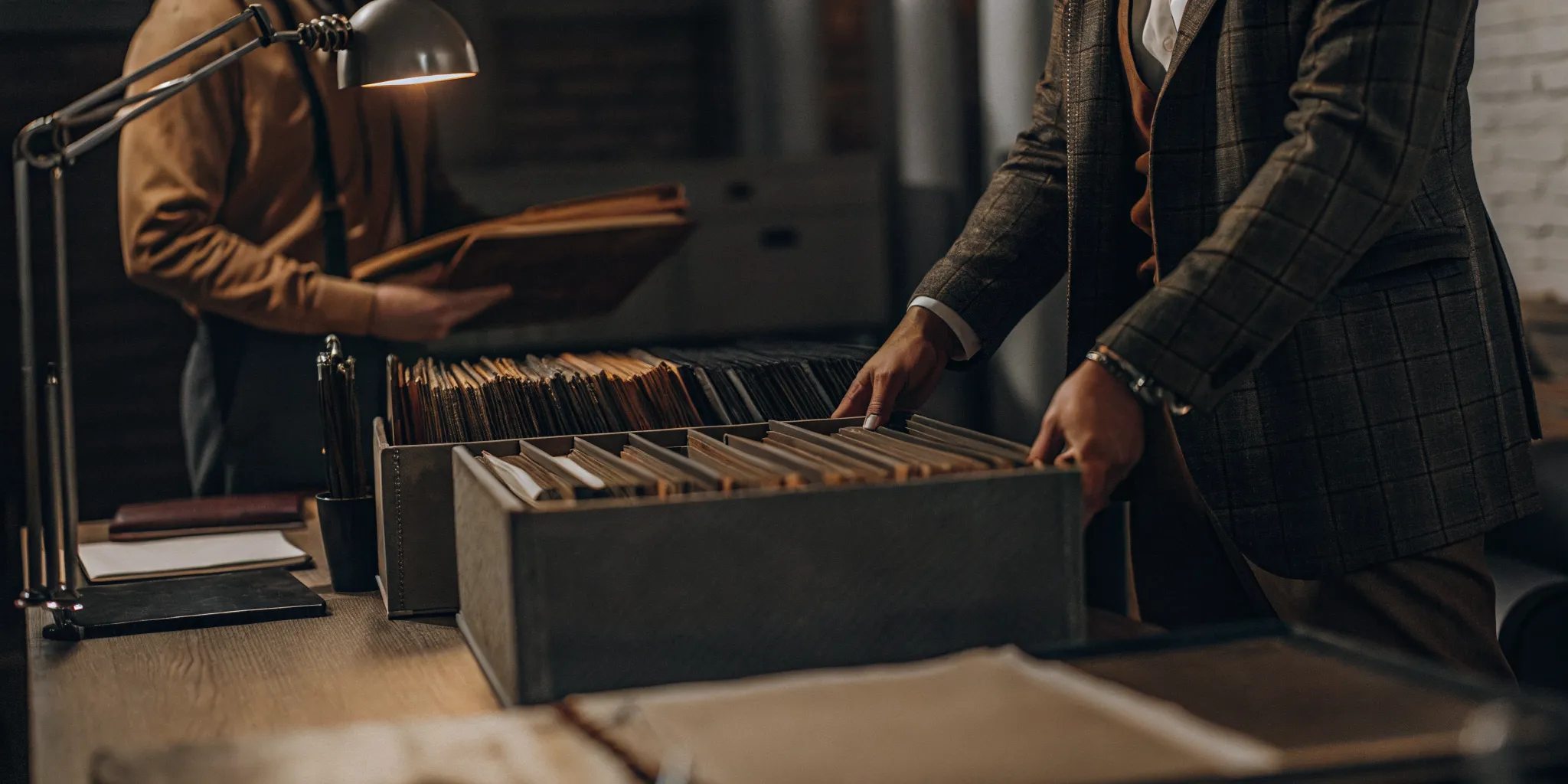 A landlord and applicant review a California reusable tenant screening report.