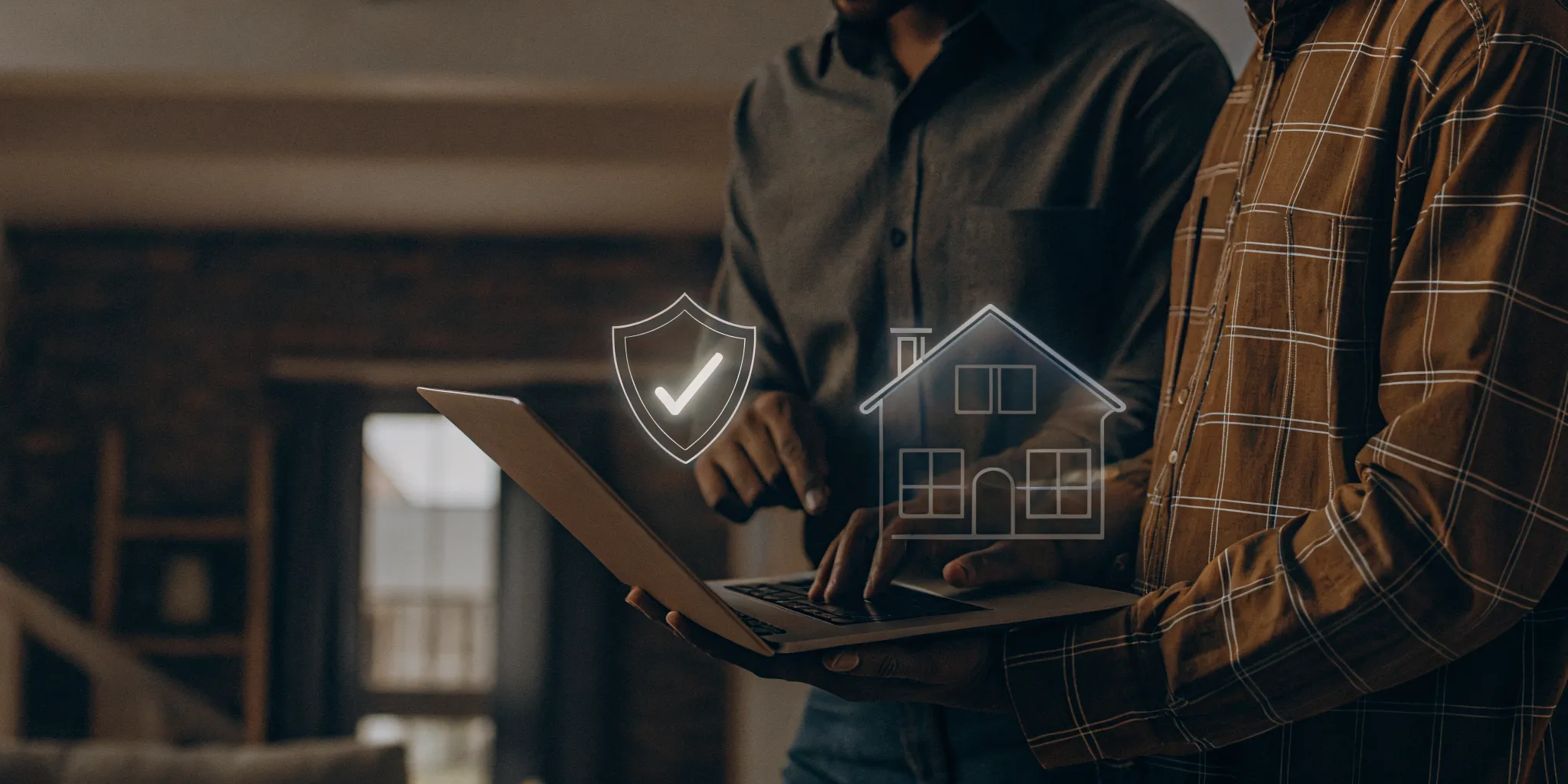 Renter reviewing a secure digital tenant screening report