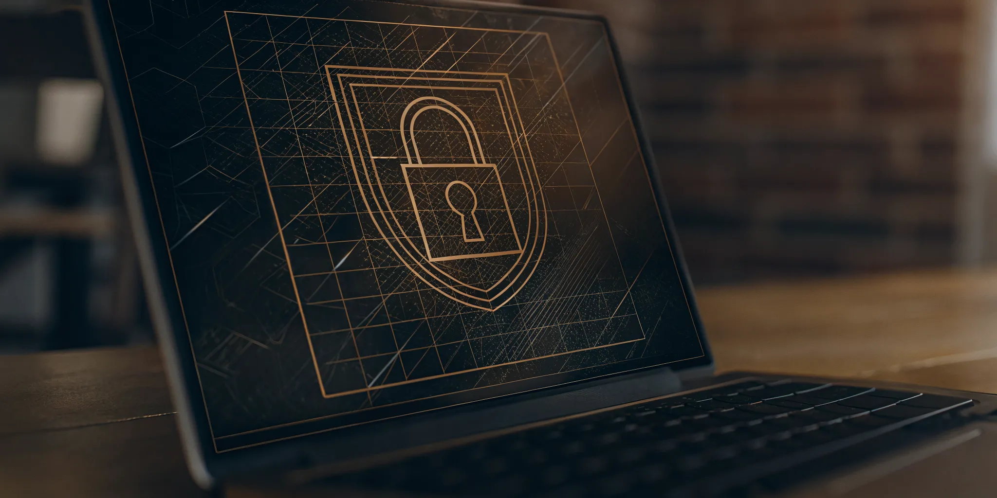A secure digital shield protecting a renter's credit and background check data