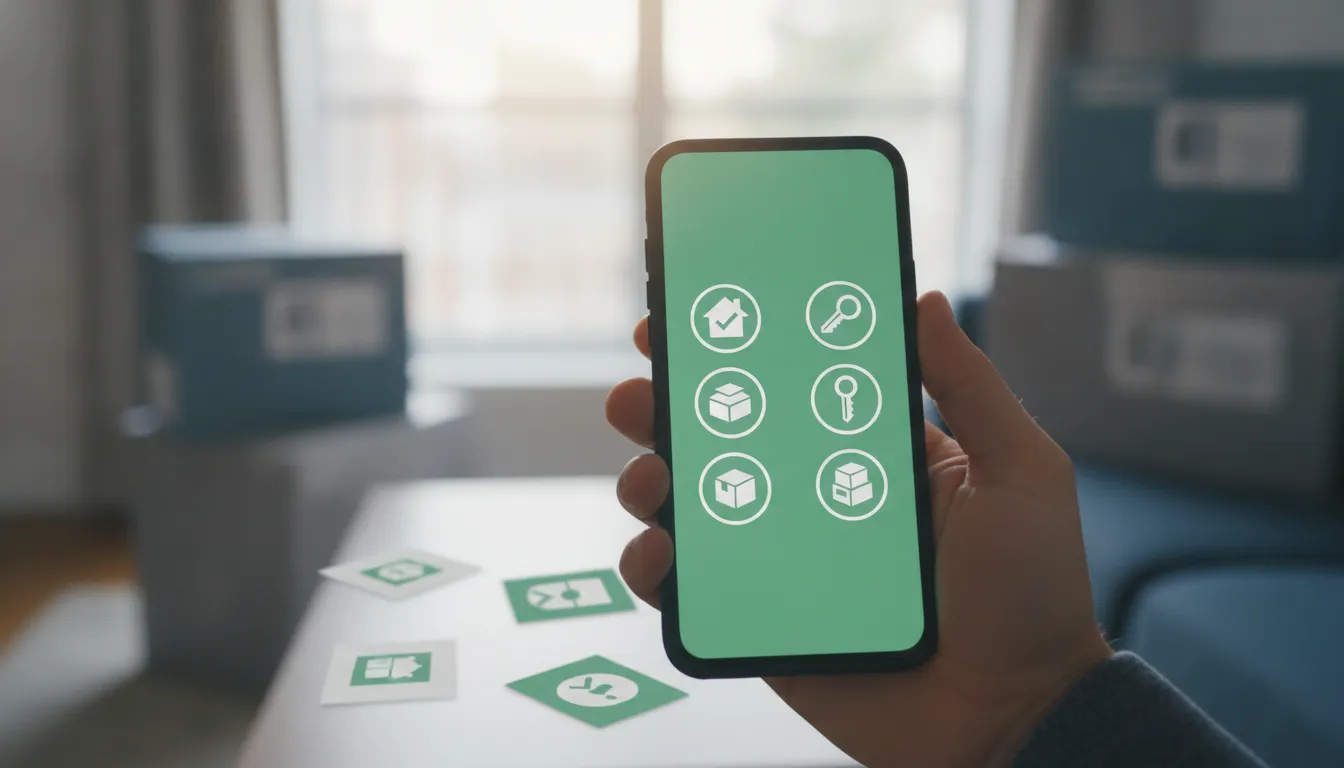 Renter reviewing a checklist before completing a rental application