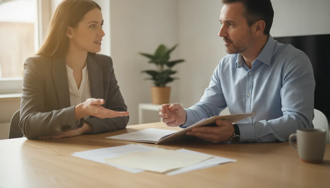 Renter securely sharing a tenant screening report with a prospective landlord