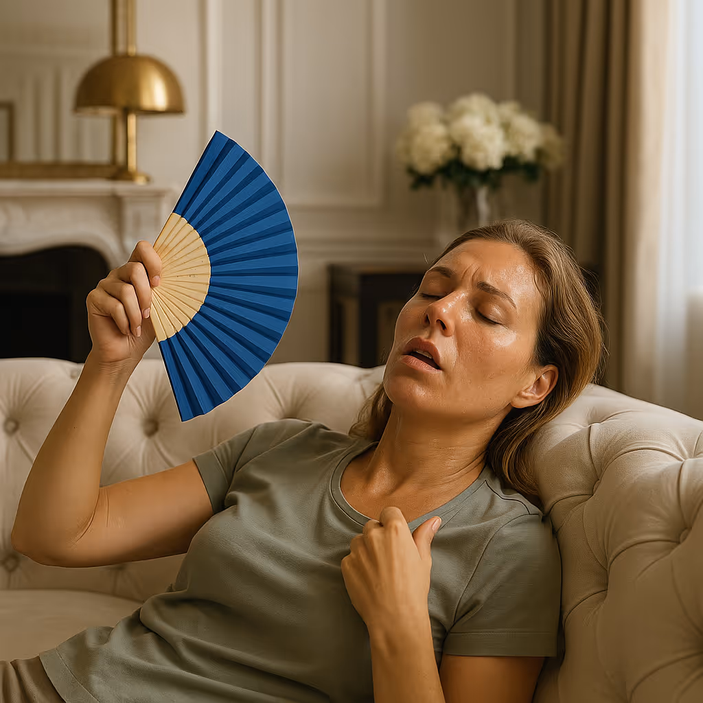 Überhitzter Raum mit unzureichender Klimatisierung