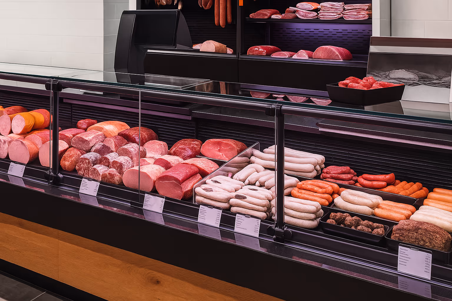 Lebensmittelkühlung und Kühltheken für frische Ware