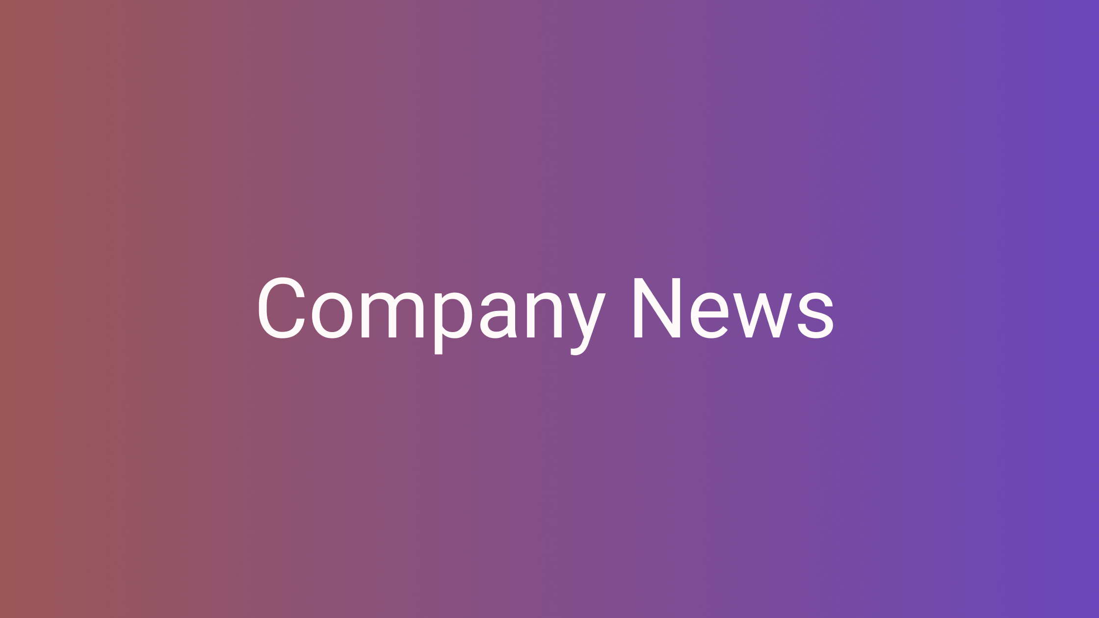 Company News