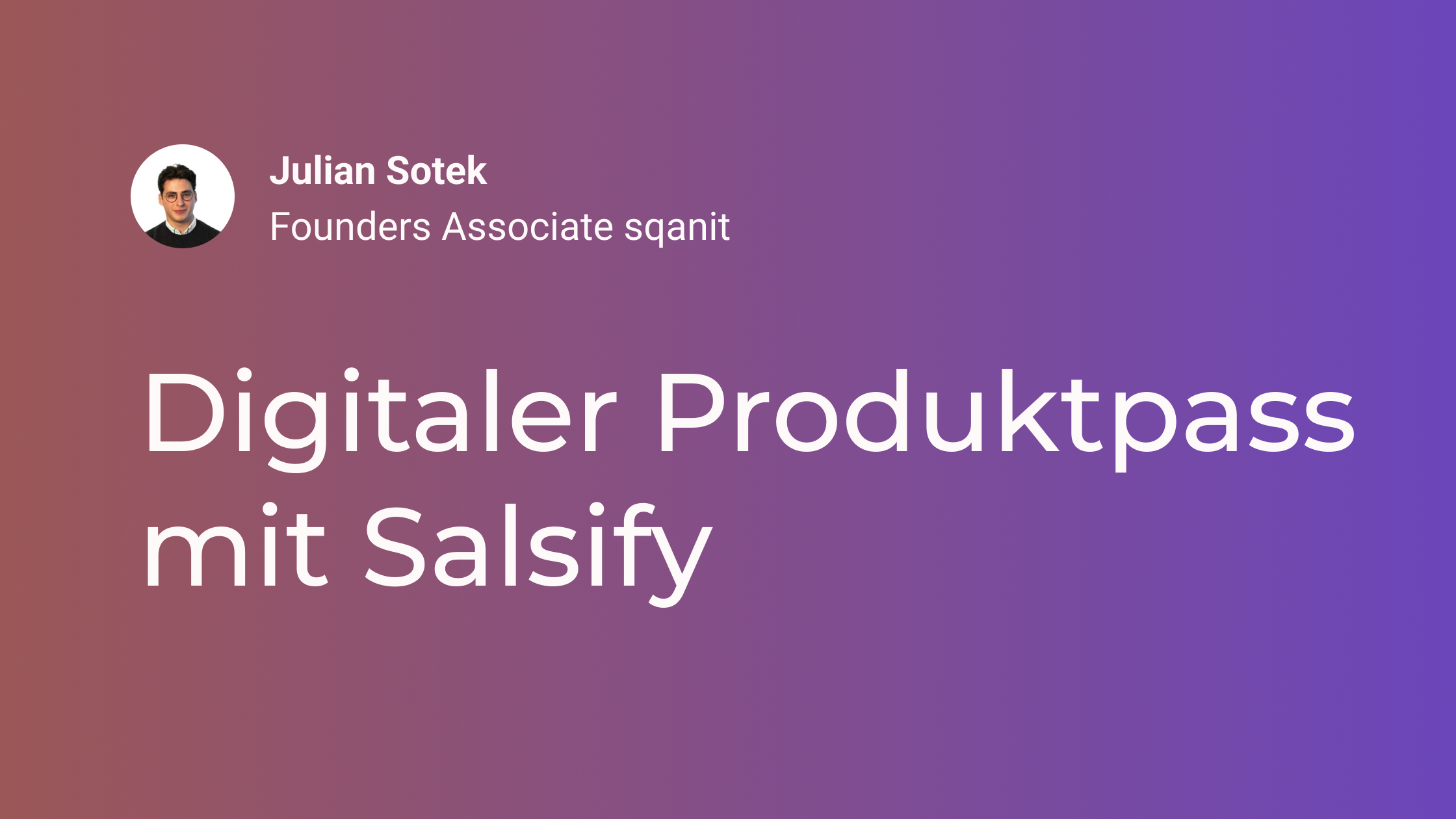Digital Product Passport with Salsify: The DPP as One More Syndication Channel