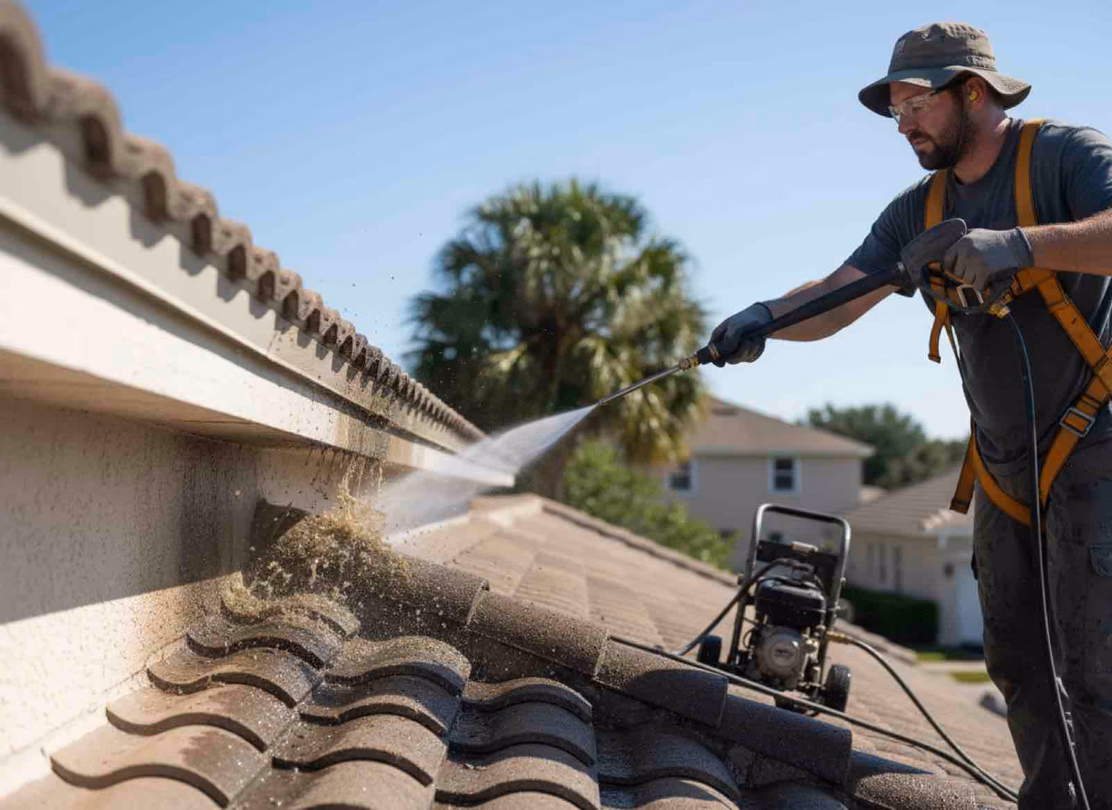 Roof cleaning in Altamonte Springs