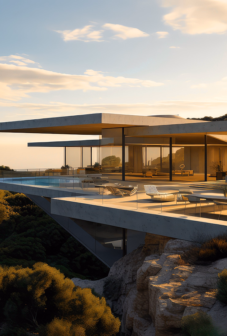 Luxury seaside house