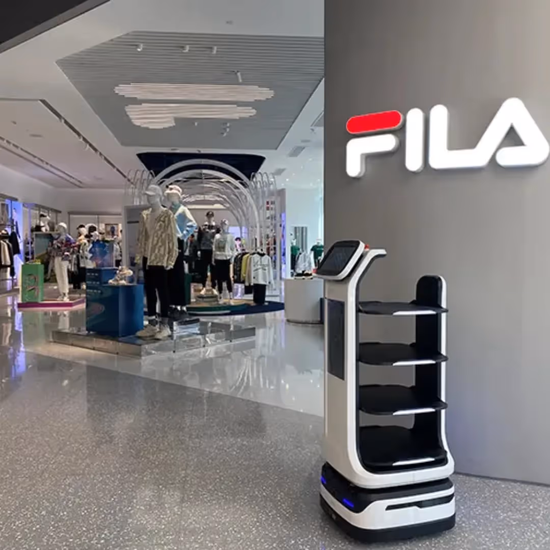 TMC TrayMove-40 at entrance ef Fila