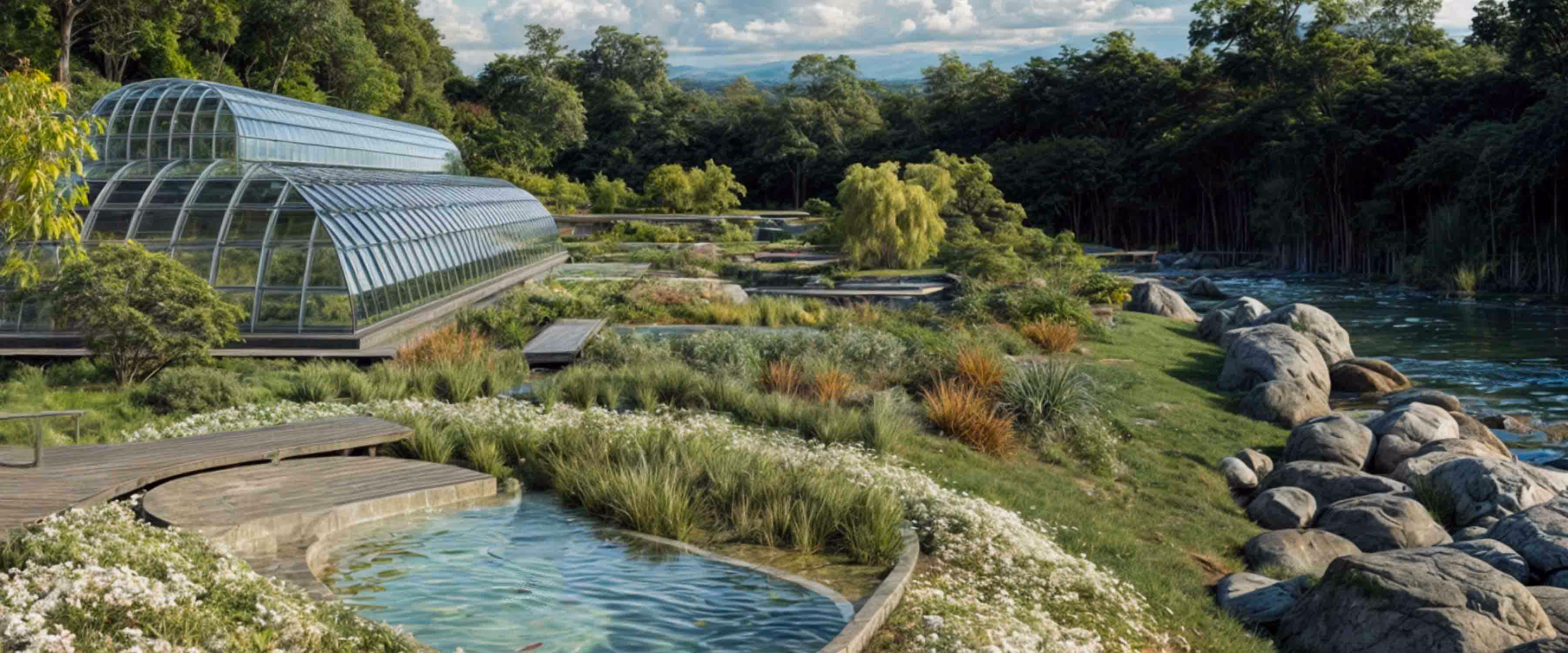 Abre en Pucón el primer jardín botánico con aguas termales del país