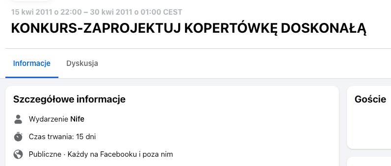 Wydarzenie-konkurs jako darmowe narzędzie promocji strony na FB