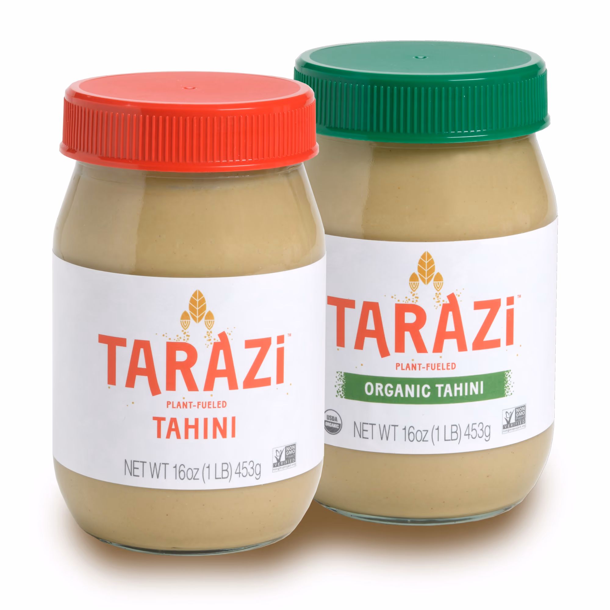 A photo of Tarazi Tahini jars