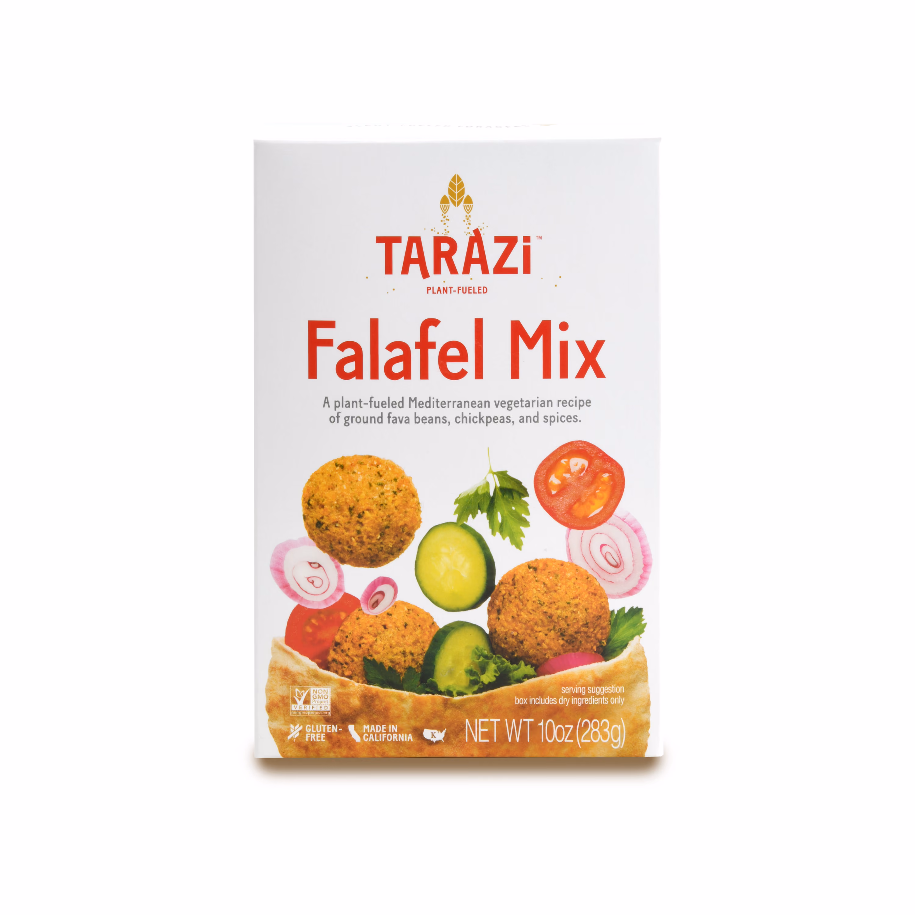 A photo of a Tarazi Falafex Mix box