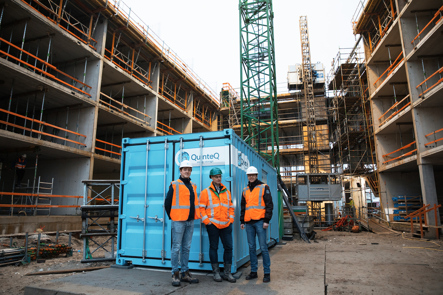 The future of construction sites: Tower cranes and 'kinetic batteries'