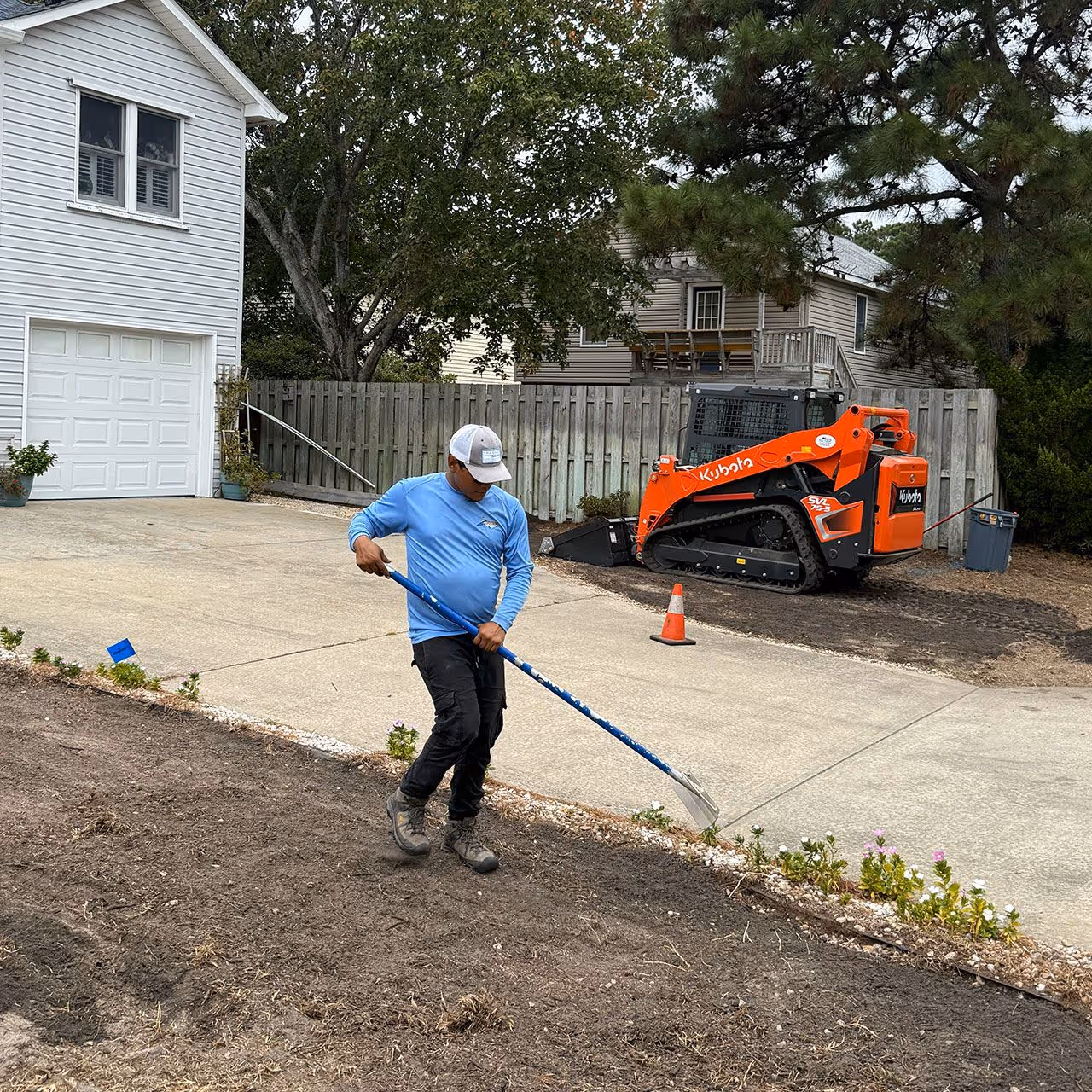 Professional skid steer services by Yard Rescue