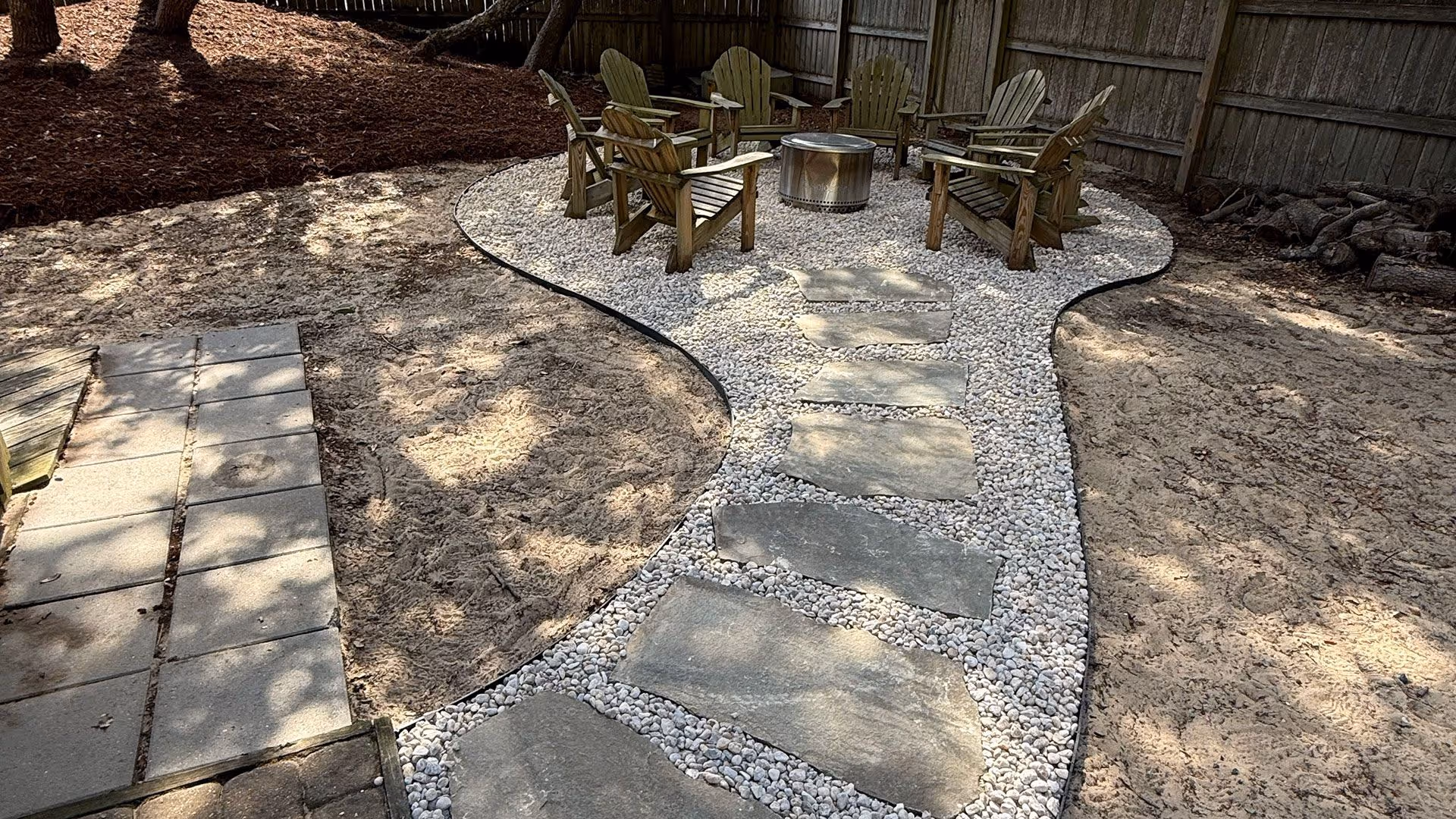 Residential landscape installation by Yard Rescue