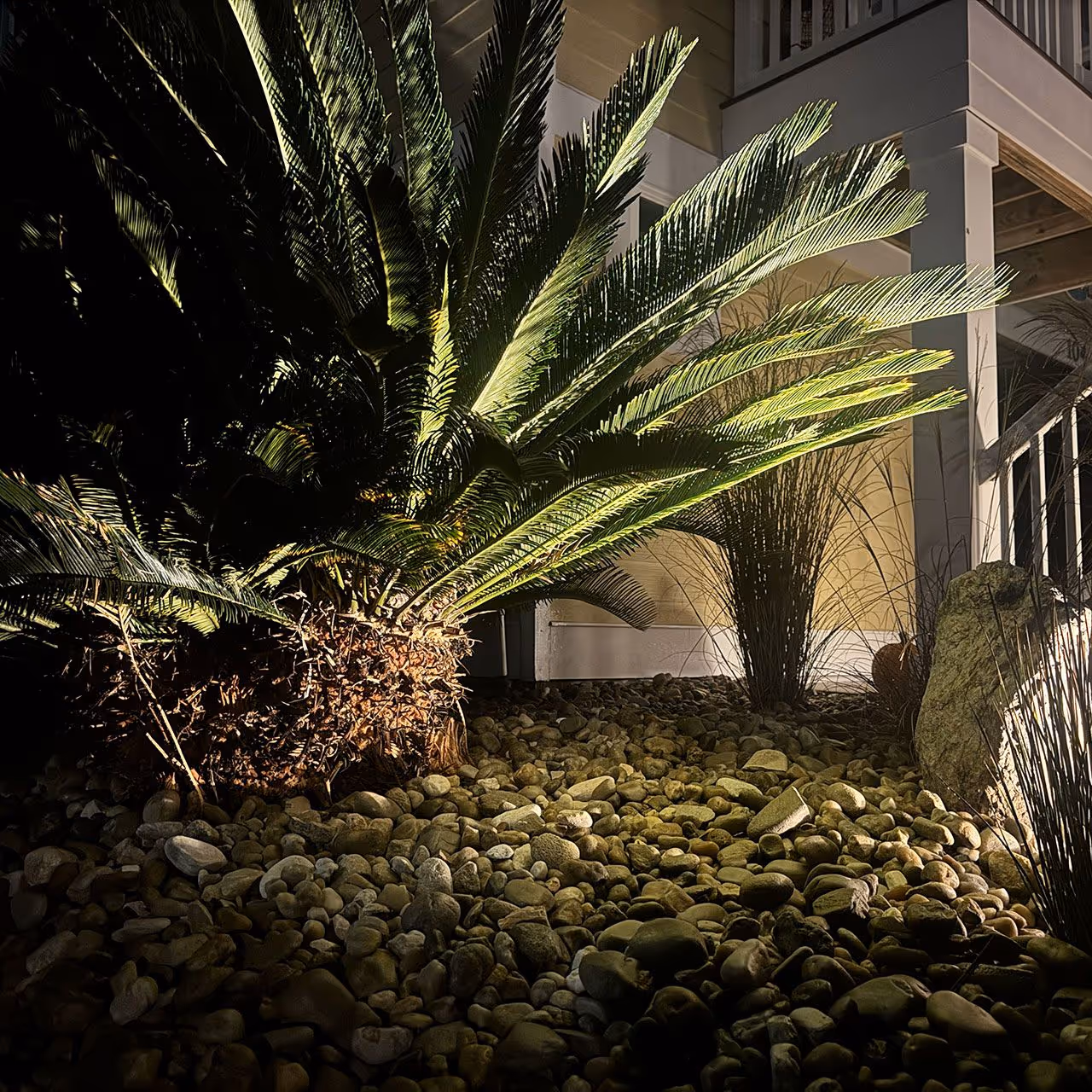 Outdoor landscaping project showcasing quality craftsmanship by Yard Rescue