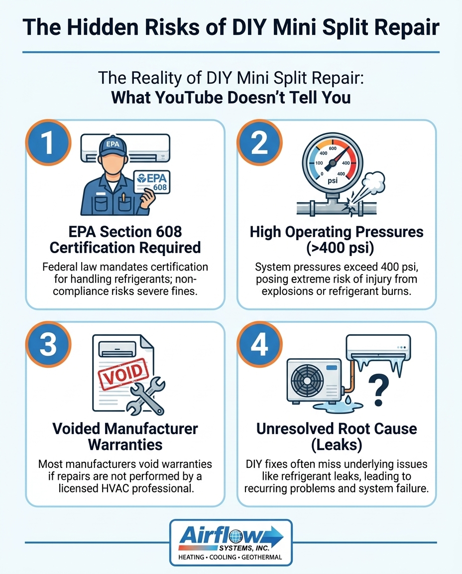 The Hidden Risks of DIY Mini Split Repair