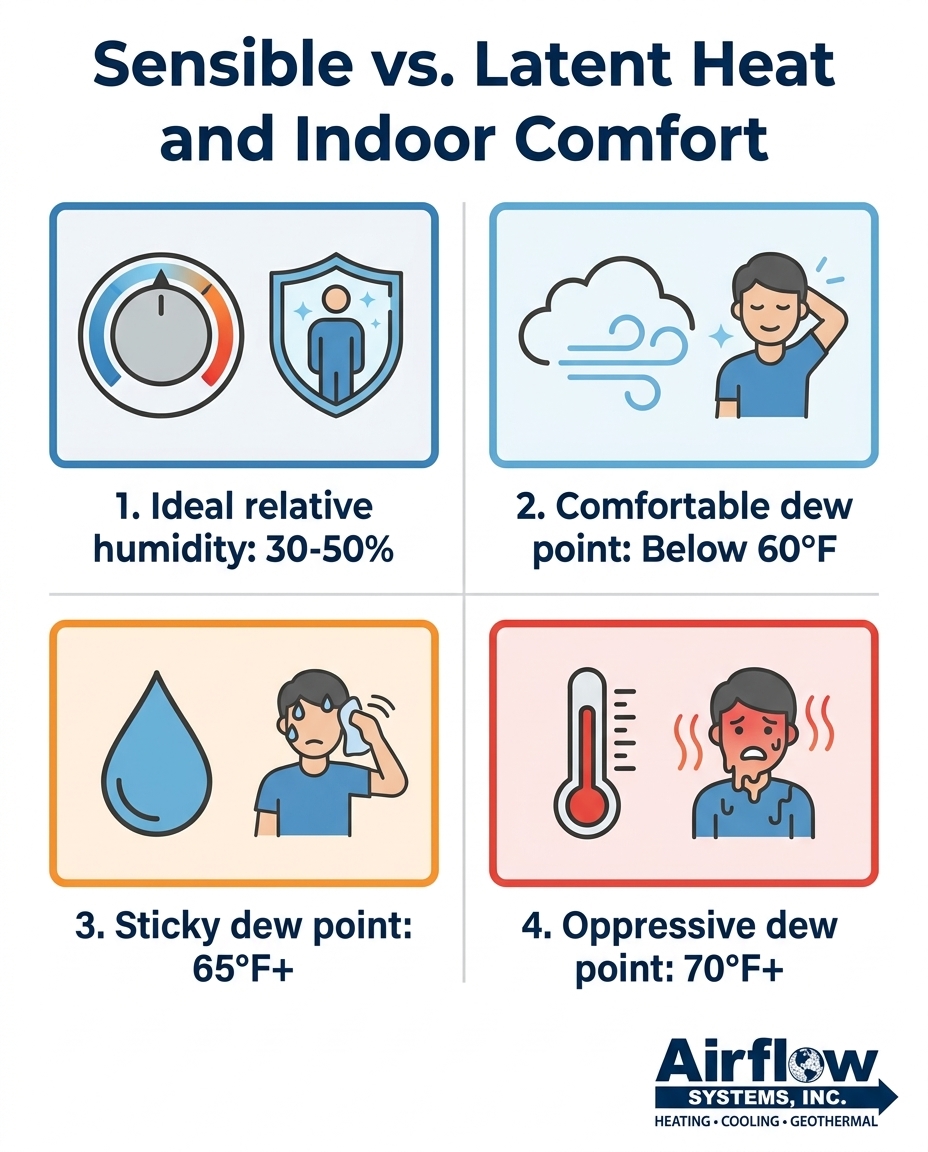 Sensible vs. Latent Heat and Indoor Comfort