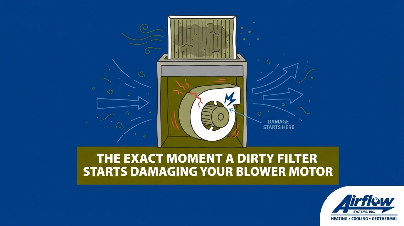 The Exact Moment a Dirty Filter Starts Damaging Your Blower Motor — featured image