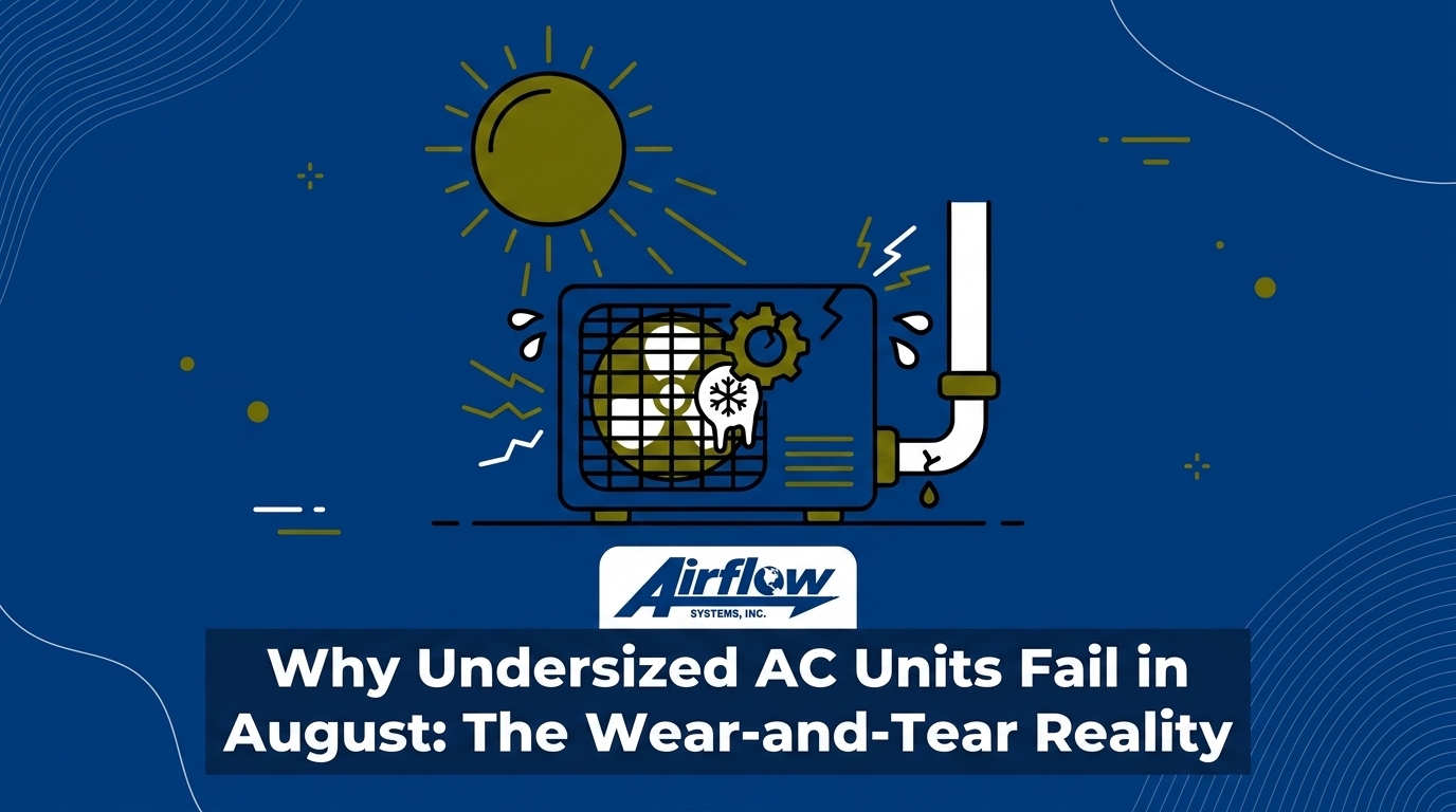 Why Undersized AC Units Fail in August: The Wear-and-Tear Reality — featured image