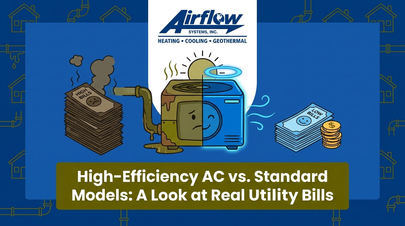 High-Efficiency AC vs. Standard Models: A Look at Real Utility Bills — featured image