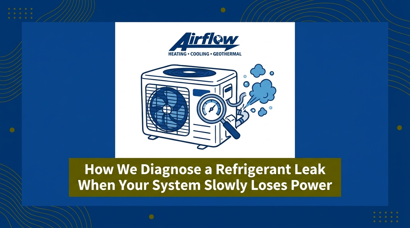 How We Diagnose a Refrigerant Leak When Your System Slowly Loses Power — featured image