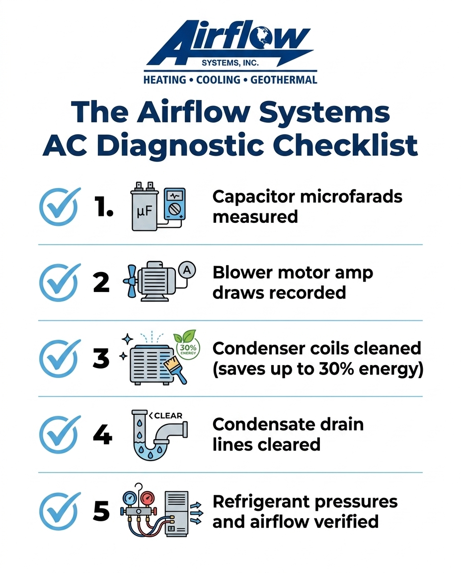 The Airflow Systems AC Diagnostic Checklist