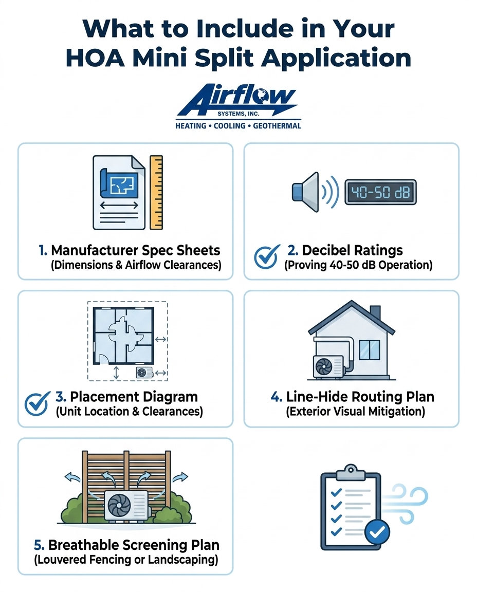 What to Include in Your HOA Mini Split Application