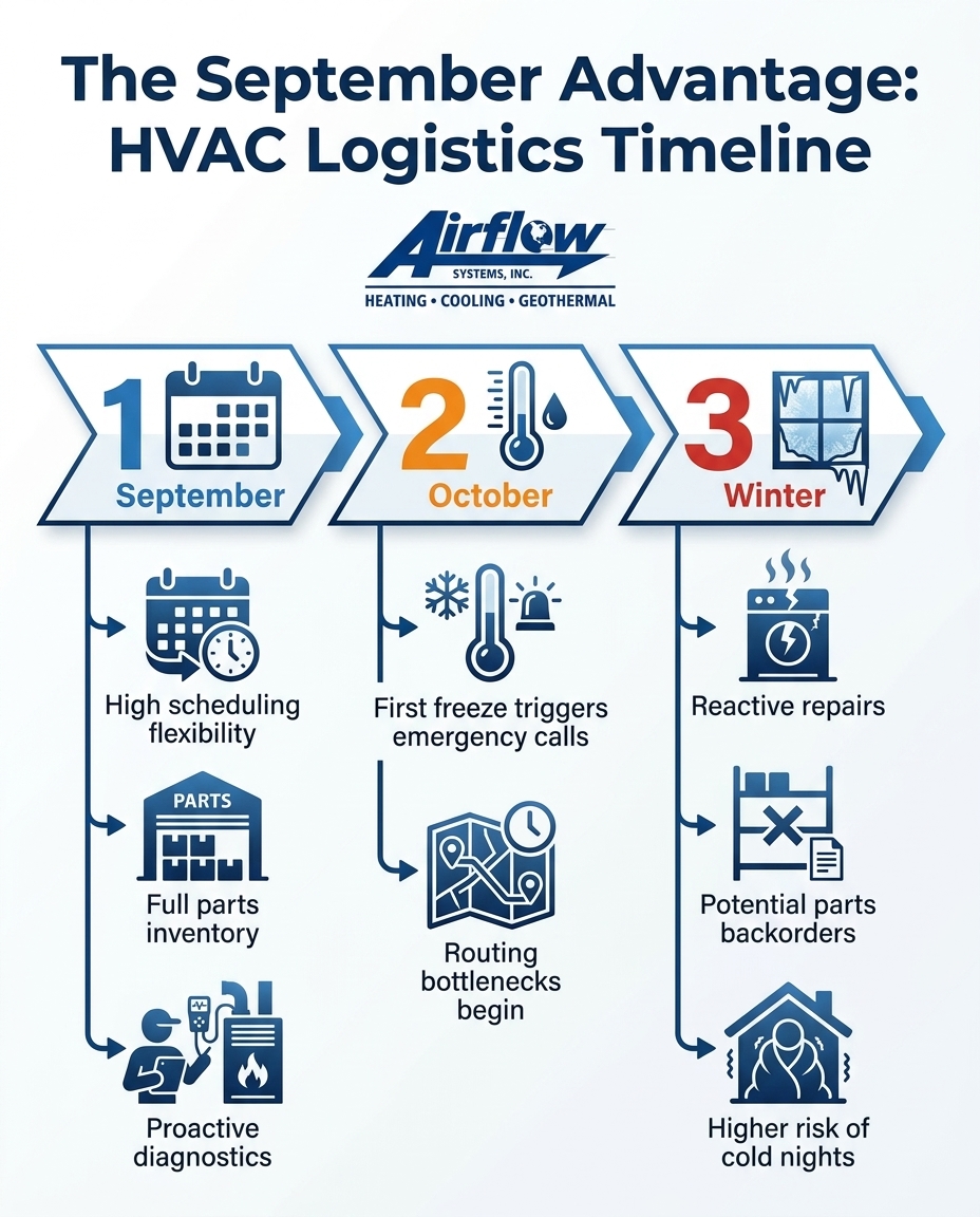 The September Advantage: HVAC Logistics Timeline
