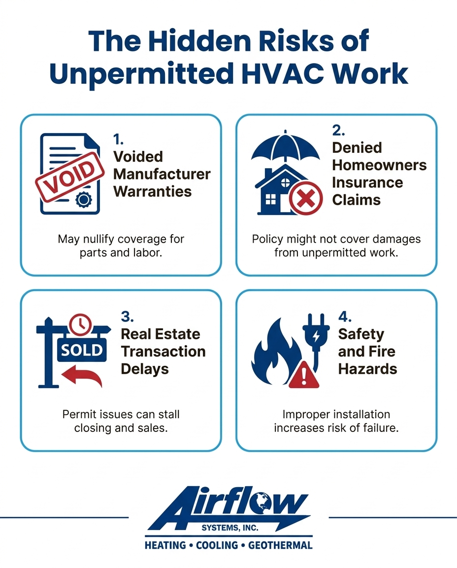The Hidden Risks of Unpermitted HVAC Work